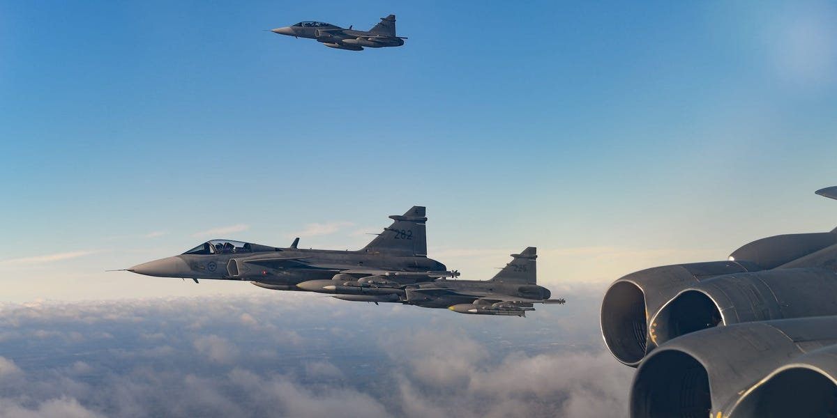 Sweden Sends Gripen Fighters to Shield NATO Borders for First Time
