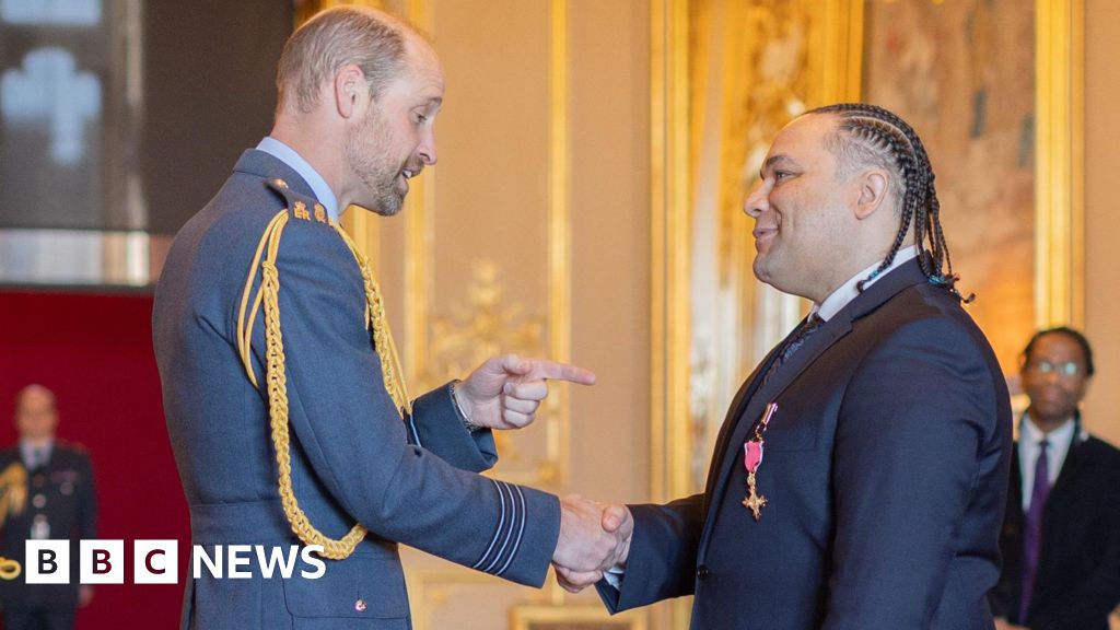 Diana Award campaigner collects OBE from Prince of Wales