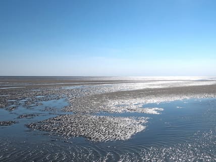 Der Nationalpark Wattenmeer ist die größte zusammenhängende Wattlandschaft der Welt.