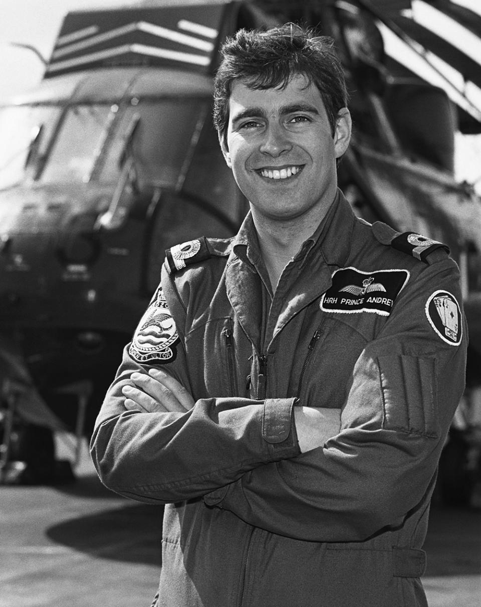Prince Andrew in uniform