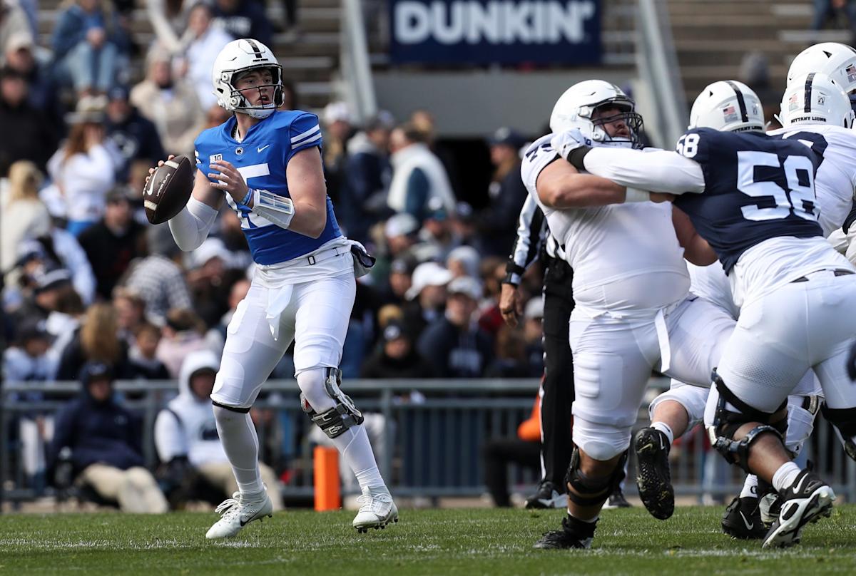 When does Penn State start spring football practices?