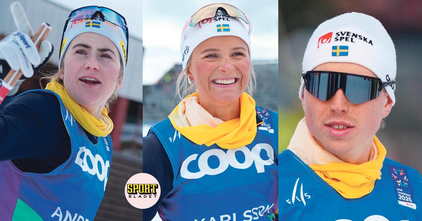 De kör för Sverige i skid-VM