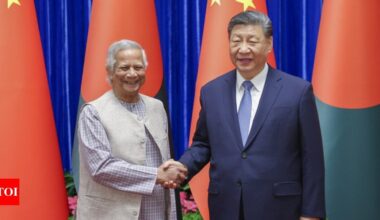 '7 states of India are landlocked': Yunus says Bangladesh 'only guardian of ocean', invites China to make 'extension' - The Times of India