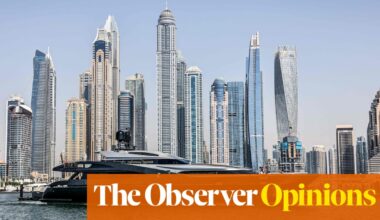 Never mind the planet’s fate when the jet set feel the urge to seek out some winter sun | Catherine Bennett