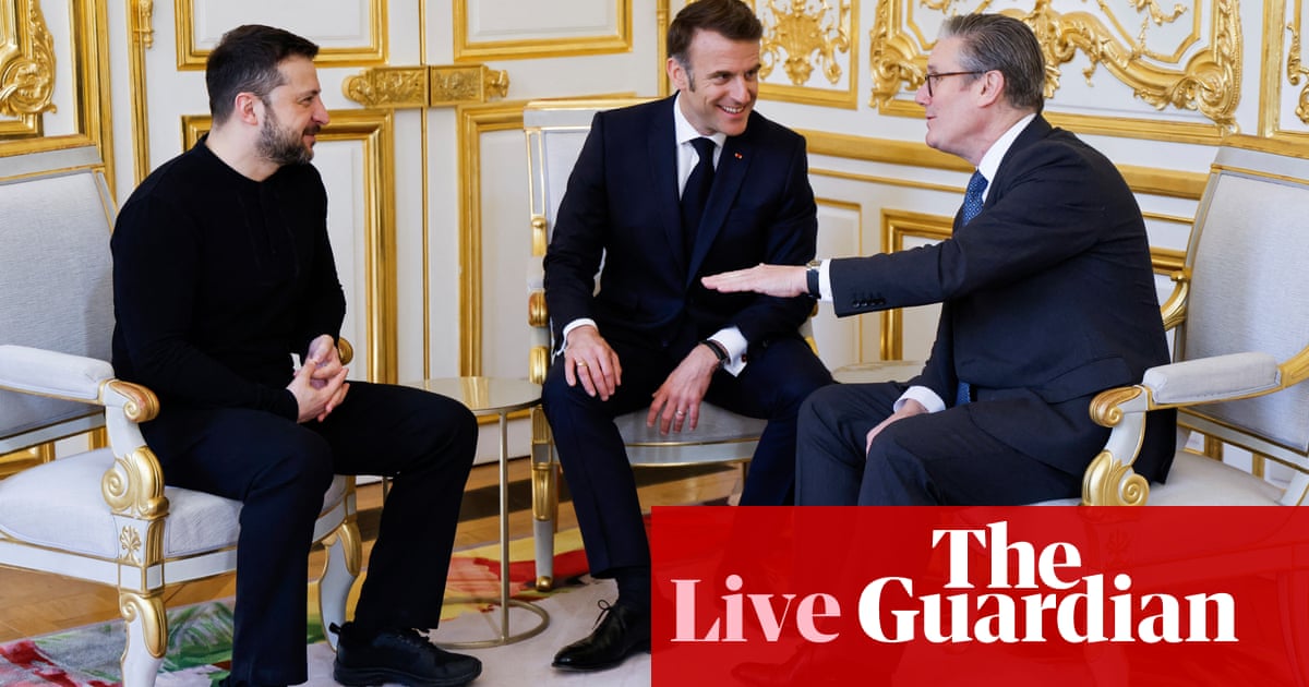 Keir Starmer hints at push for more sanctions on Russia after ‘coalition of the willing’ talks on Ukraine – Europe live | Ukraine