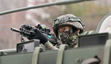 US and South Korea practise storming Kim Jong Un’s tunnel network with robot dogs and drones
