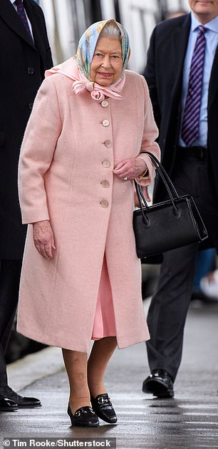 In 2019, Queen Elizabeth showcased a candyfloss pink coat as she arrived at Sandringham, her estate in Norfolk