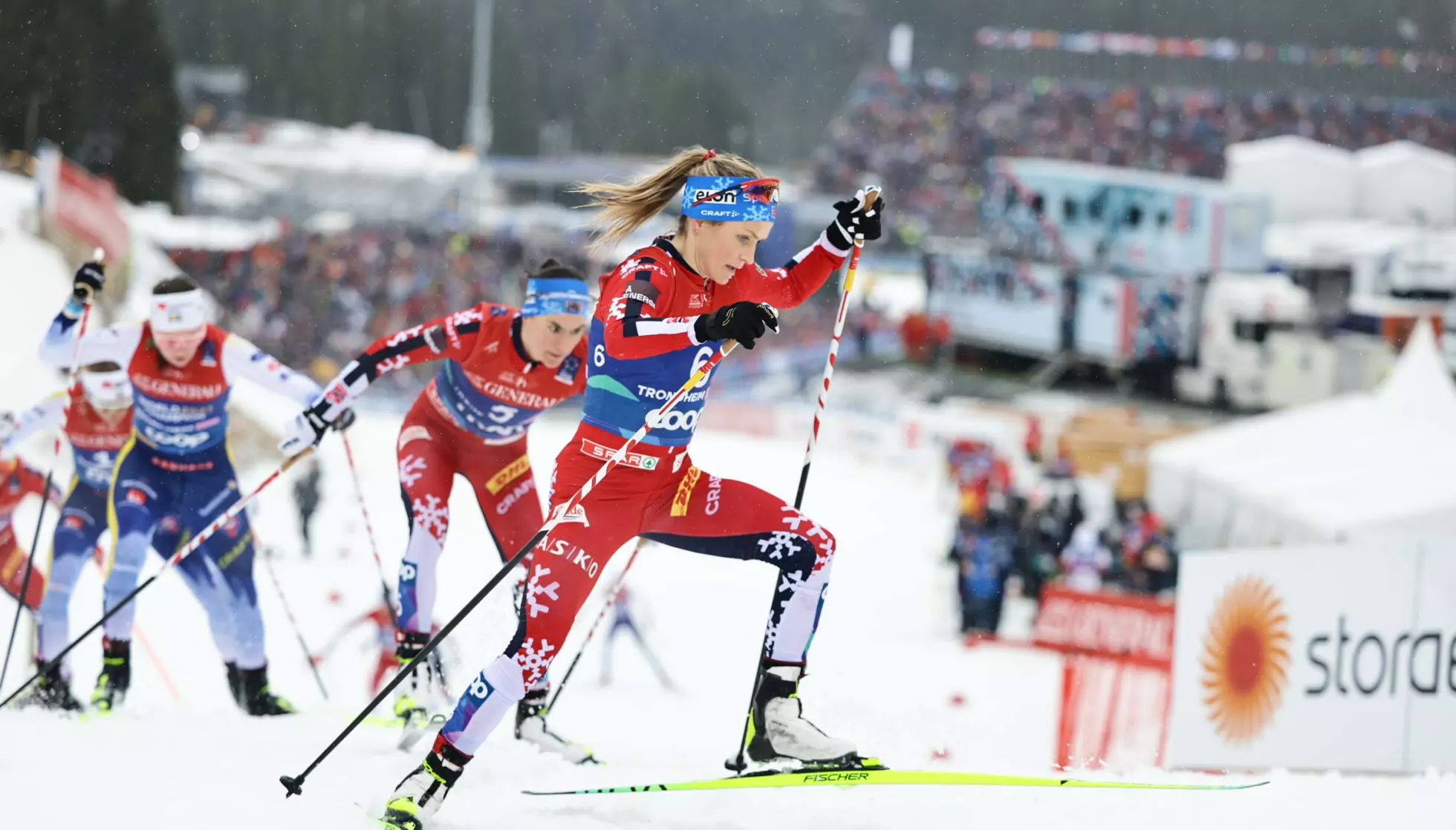 BRONSE: Det ble ingen VM-gull på Therese Johaug i VM. Foto: Bjørn Langsem / Dagbladet