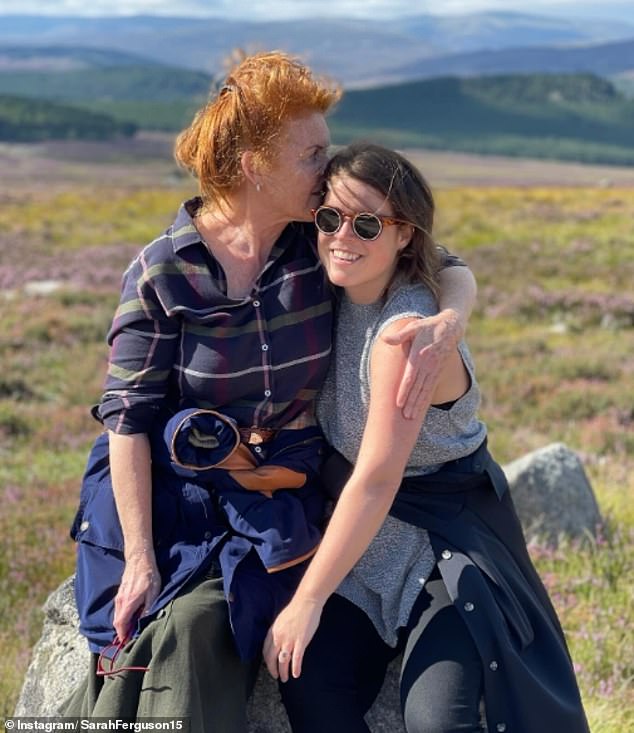 Sarah Ferguson, 64, also shared a sweet photograph on Instagram to mark Eugenie's 34th birthday
