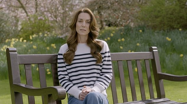 In March 2024, the Princess of Wales (pictured) confirmed that she is receiving treatment for cancer in an emotional video message