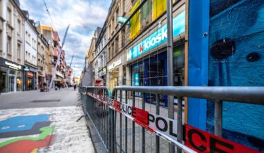 Luxemburg: Steinblock stürzt in Esch auf Gehweg