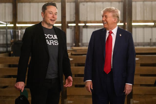 Justin Merriman/Bloomberg via Getty Elon Musk and Donald Trump