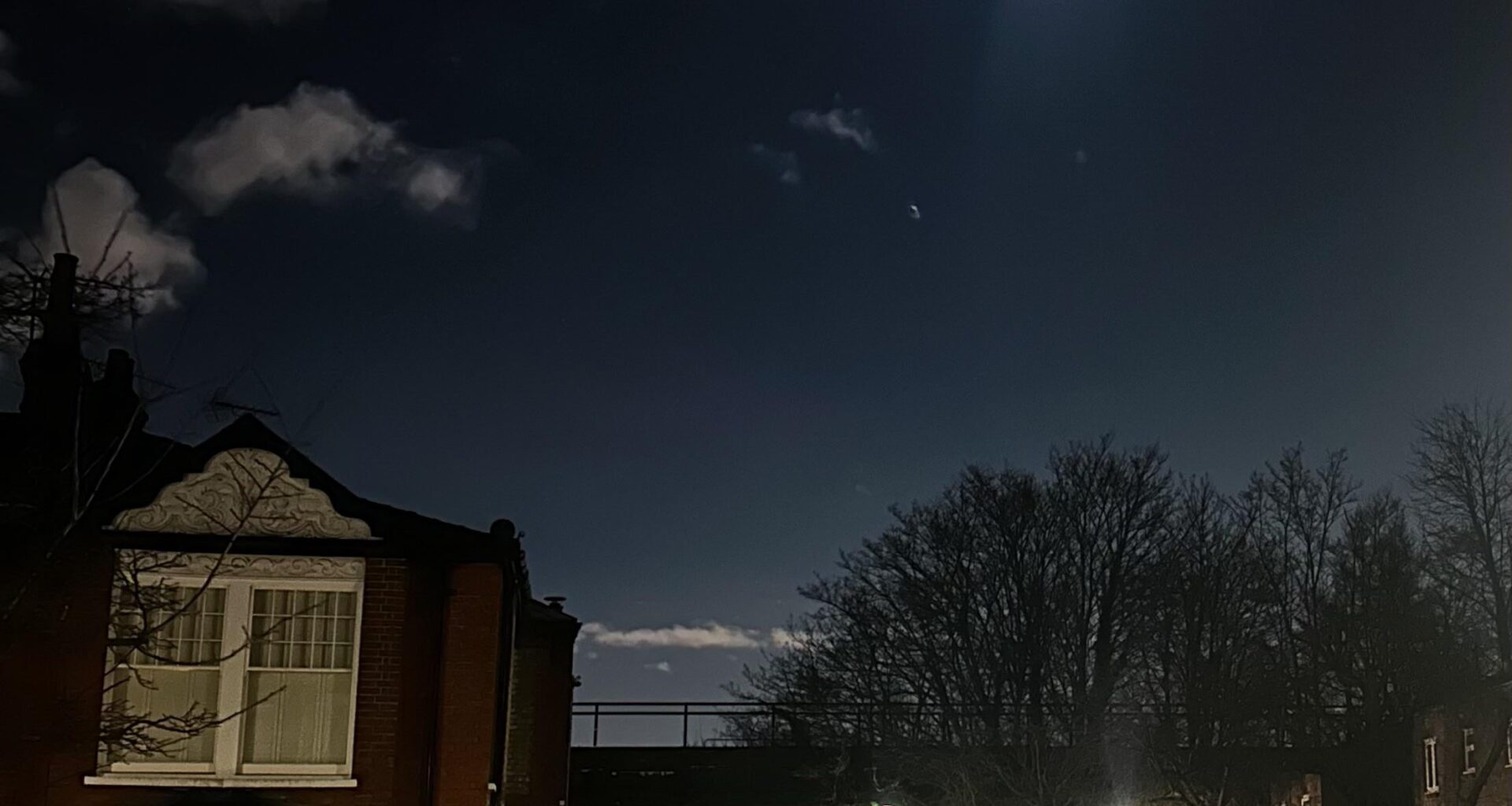 Moon over North London