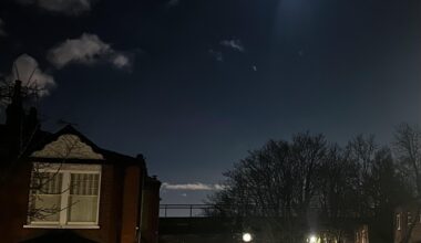 Moon over North London