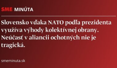 Slovensko vďaka NATO podľa prezidenta využíva výhody kolektívnej obrany