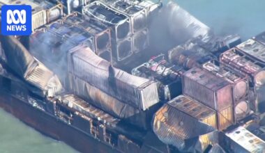 What risks does the North Sea tanker collision pose to the environment?