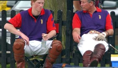 Prince Harry (pictured with his father at a charity polo match) has claimed his royal upbringing was where he began suffering from 'generational trauma'
