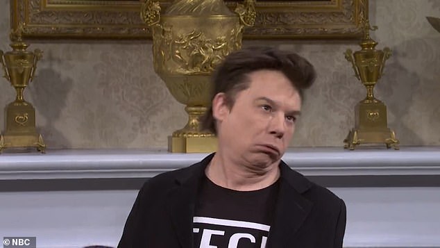 Myers had replaced his longtime SNL castmate, and fellow Wayne's World star, Dana Carvey in being Musk