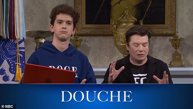 The show ripped into some of the employees of DOGE who have been unmasked as being as young 19 years old