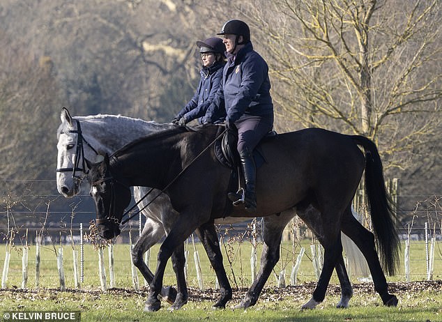 Prince Andrew typically enjoys a number of rides around the Windsor Estate each week
