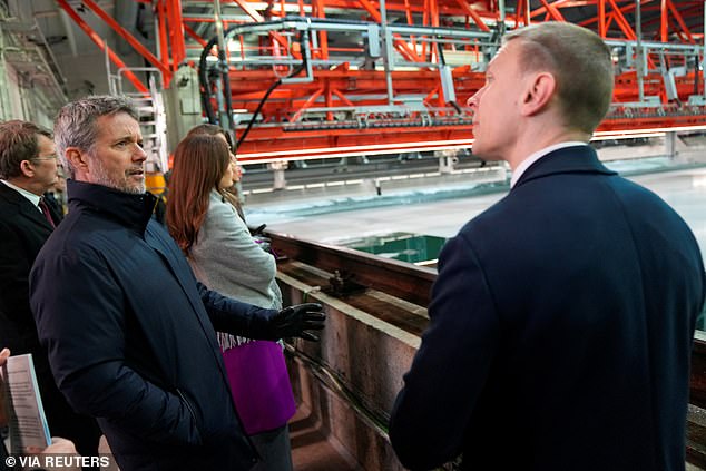 Later on, the royal couple visited Aalto University in Helsinki