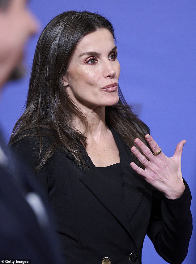 Queen Letizia of Spain paid respects to those who lost their lives in the 2004 Madrid train bombings at a remembrance concert this evening