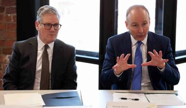 Irish premier Micheal Martin made the call for closer UK alignment with Europe at the summit in Liverpool