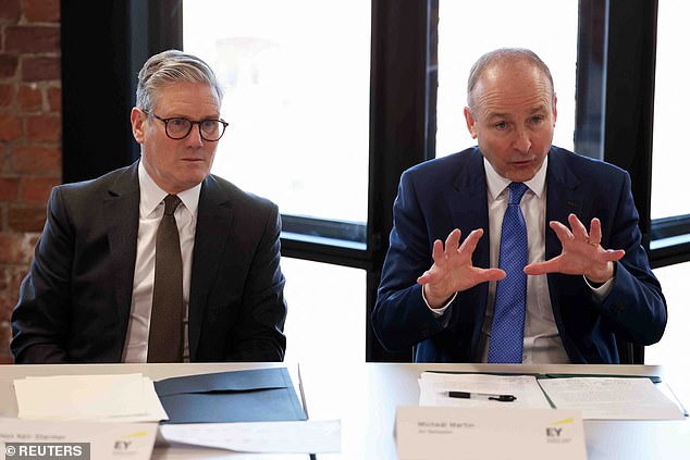 Irish premier Micheal Martin made the call for closer UK alignment with Europe at the summit in Liverpool