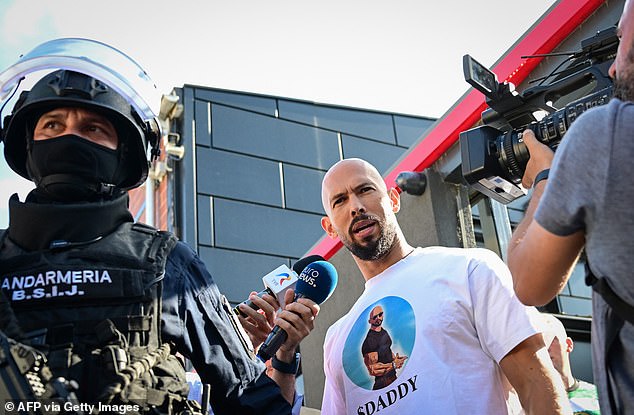 Andrew (pictured) and his brother were – until last week – banned from leaving the country, and expected to face trial in Romania before being extradited to the UK