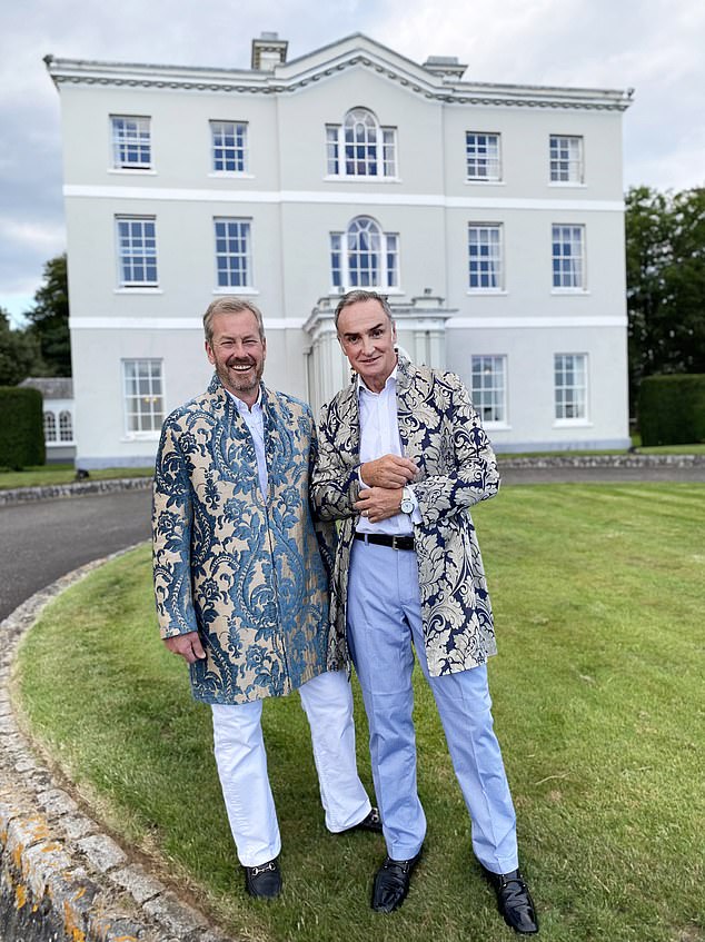 The couple celebrated the Royal family's first same-sex wedding at their ceremony in 2018