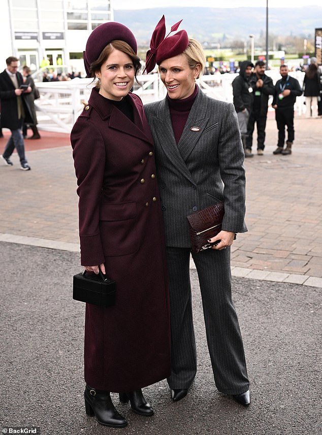 Cousins Princess Beatrice and Zara Tindall gave Cheltenham Festival a very royal welcome on Wednesday