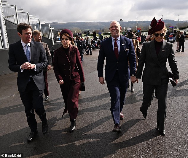 Double date! Eugenie and Jack, and Zara and Mike made quite the group on Wednesday