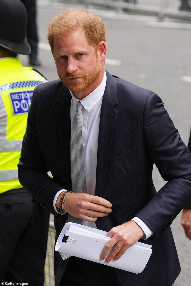 Howard Spooner is a friend of Prince Harry (pictured)