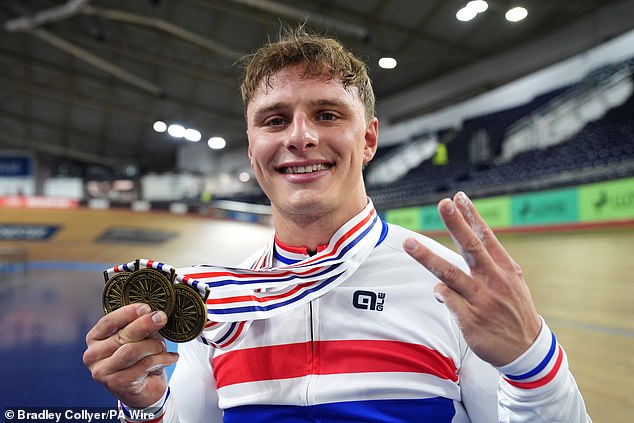 The 25-year-old is set to feature for Britain at the Track Nations Cup in Konya, Turkey on Friday