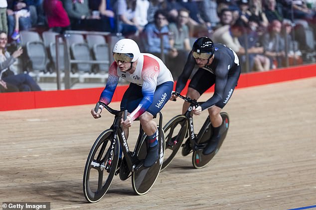 The 25-year-old (left) also lumped praise on British Cycling for helping to facilitate a 'smooth' transition