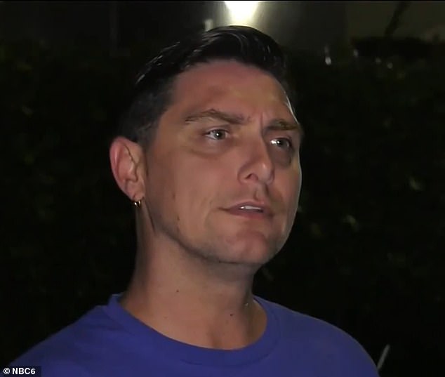 Joshua Pettus (pictured) recorded the fight on his cellphone after overhearing people talking about crypto betting