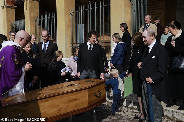 Her five children come were in attendance