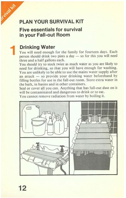 The British government last issued similar guidance during the Cold War with the infamous Protect and Survive booklet, which advised citizens to paint their windows white and build a 'fallout room' in the event of nuclear war