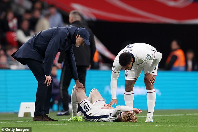 Whether Tuchel will be able to count on Anthony Gordon remains unknown after the winger fell to the ground with a suspected injury following the final whistle on Friday