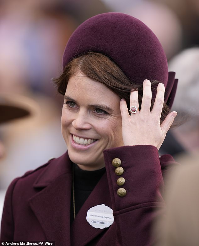 The daughter of Prince Andrew and Sarah Ferguson, Eugenie is married to Jack Brooksbank, 38