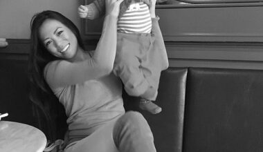 Dara Huang, 42, has taken to Instagram to post several pictures of herself with her son Christopher 'Wolfie' Woolf Mapelli Mozzi for his birthday.