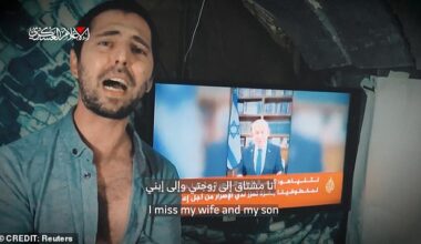 Hamas has released a sickening video of an Israeli hostage begging for his life before threatening 'time is running out' in a haunting message