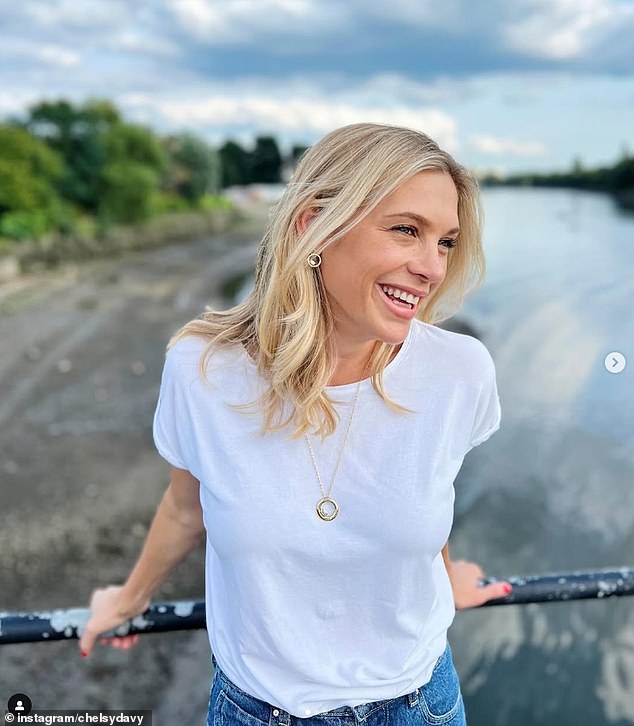 Chelsy is pictured modelling items from her jewellery brand Aya, launched in 2016