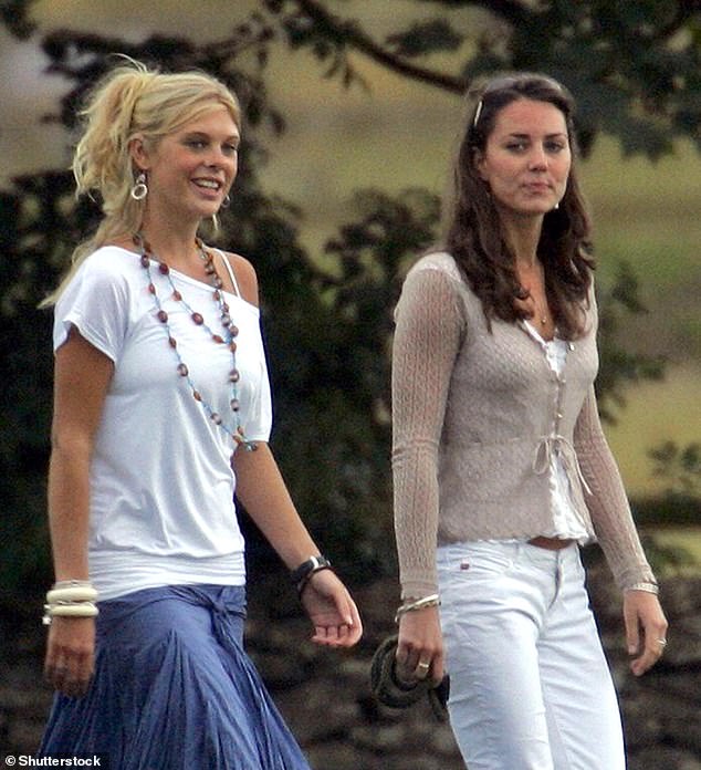 Party-loving Chelsy was seen as the antidote to the more 'prim' Kate Middleton (pictured together in 2006)