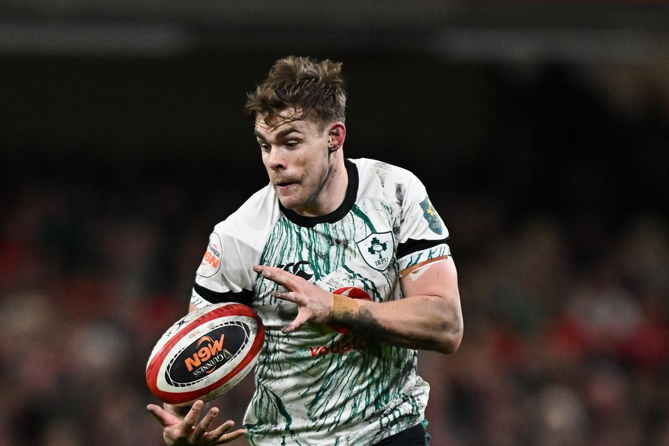 Garry Ringrose in action against Wales