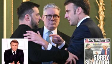 France's Macron says Europe must be ready to defend Ukraine without US