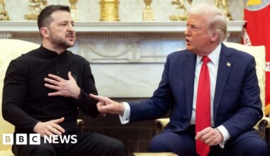 Call to scrap Trump's state visit over Zelensky row