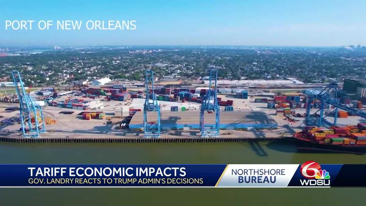 Landry supports Trump’s tariffs but warns of ‘turbulence’ for Louisiana’s economy