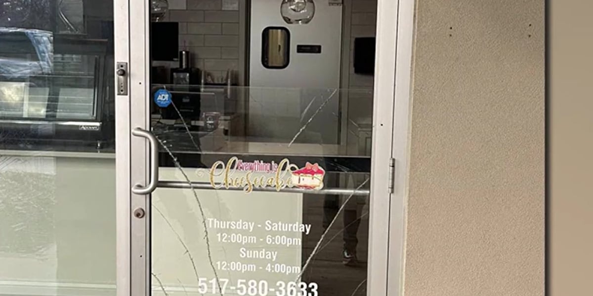 Lansing bakery owner calling for small business support after being robbed a second time