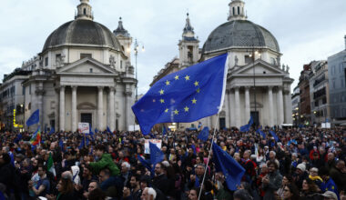 Italy’s Pro-Europe Rally Draws Tens of Thousands in Rome